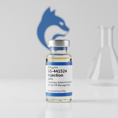 20mg/ml GS-441524 Injection 10ml Vial Veterinary Antiviral Solution for Cat FIP Treatment via Subcutaneous Injection