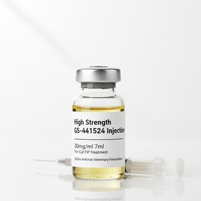 High Strength GS-441524 Injection 30mg/ml in 7ml Vial for Cat FIP Treatment via Subcutaneous Injection