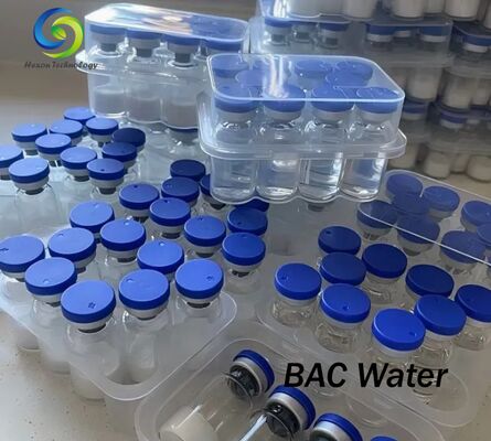High Purity Bac Water Liquid For Laboratory Preparation Reconstitution Clear Stable Multi Size Vials