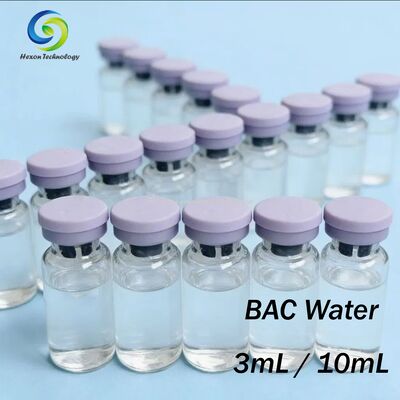 High Purity 99% Transparent Liquid Bacteriostatic Water In Multi Size Vials For Laboratory Reconstitution