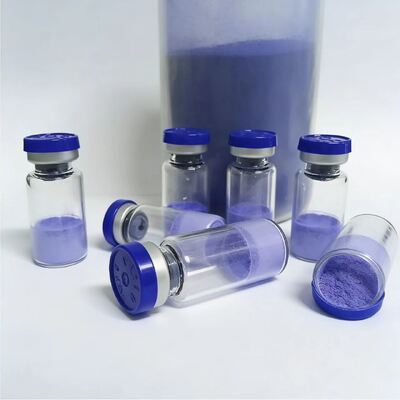 Cosmetic Grade Copper Peptide GHK-Cu 100mg Lyophilized Vials For Anti Aging Formula Development