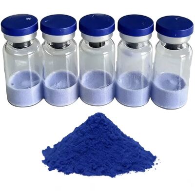 Stable Lyophilized GHK-Cu Copper Peptide 50mg 100mg Vials With ≥99% Purity For Skincare Lab Research