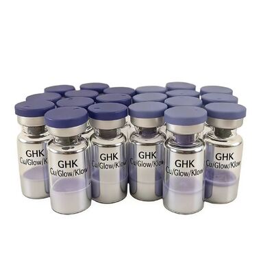 Stable Lyophilized GHK-Cu Copper Peptide 50mg 100mg Vials With ≥99% Purity For Skincare Lab Research