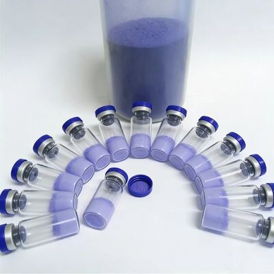 Research GHK-Cu Copper Peptide Lyophilized Vials 100mg For Cosmetic Peptide