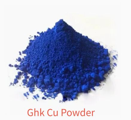 High Purity GHK-Cu Powder CAS 89030-95-5 Copper Peptide For Anti Aging Skin Care