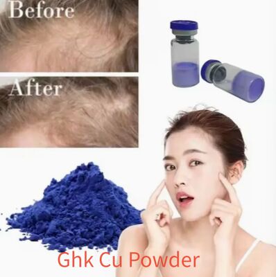 GHK Cu Copper Tripeptide Powder Promotes Collagen Production Reduces Wrinkles Improves Skin Elasticity For Skin Regeneration