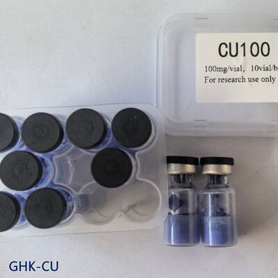 High Purity GHK-Cu Copper Peptide for Cosmetic Research | Copper Tripeptide-1 Powder | Stable Blue Peptide Material | ≥99% Purity Grade