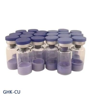 High Purity GHK-Cu Copper Peptide Powder for Skin Care Research | Copper Tripeptide-1 Cosmetic Material | Stable Blue Peptide | ≥99% Purity