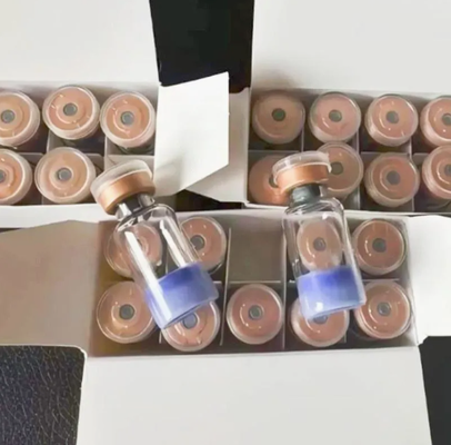 Cosmetic Grade GHK-Cu Copper Peptide Vials 100mg Freeze-Dried Powder for Skin Care Research