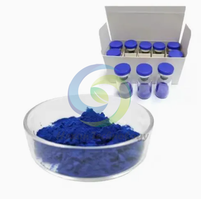Research Grade GHK-Cu Freeze-Dried Peptide Vials 50mg 100mg for Cosmetic Development