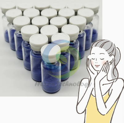 Research Grade GHK-Cu Freeze-Dried Peptide Vials 50mg 100mg for Cosmetic Development