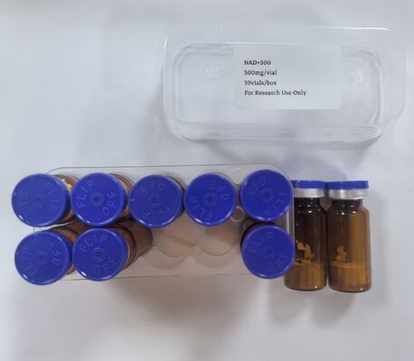 High Purity NAD+ Lyophilized Vials 500mg NAD Injectable Powder for Energy and Anti-Aging Support