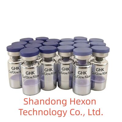 Wholesale GHK-Cu Copper Peptide Vials 50mg 100mg Freeze-Dried Powder for Skin Care Research