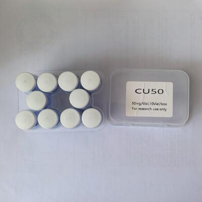 High Purity GHK-Cu Copper Peptide Powder for Cosmetic Research Copper Tripeptide-1 Ingredient Excellent Formula Compatibility  Stable Blue Powder