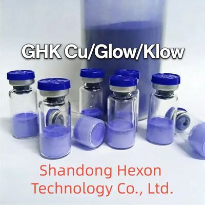 High-Purity GHK-Cu Lyophilized Powder 50mg 100mg Precise Fill Stable Form